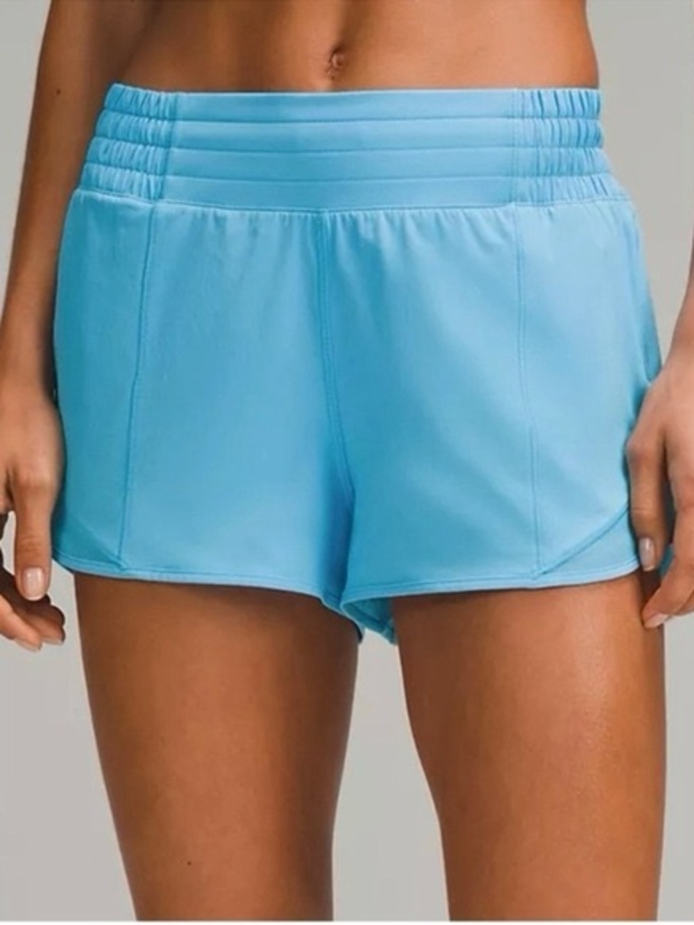 Lululemon Hotty Hot High-Rise Lined Short 2.5", Kayak Blue Light